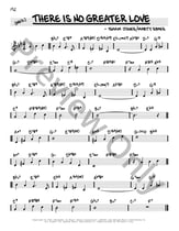 (There Is) No Greater Love piano sheet music cover